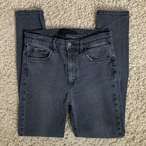 Joe’s Jeans The Charlie size 27 high rise skinny ankle black jeans